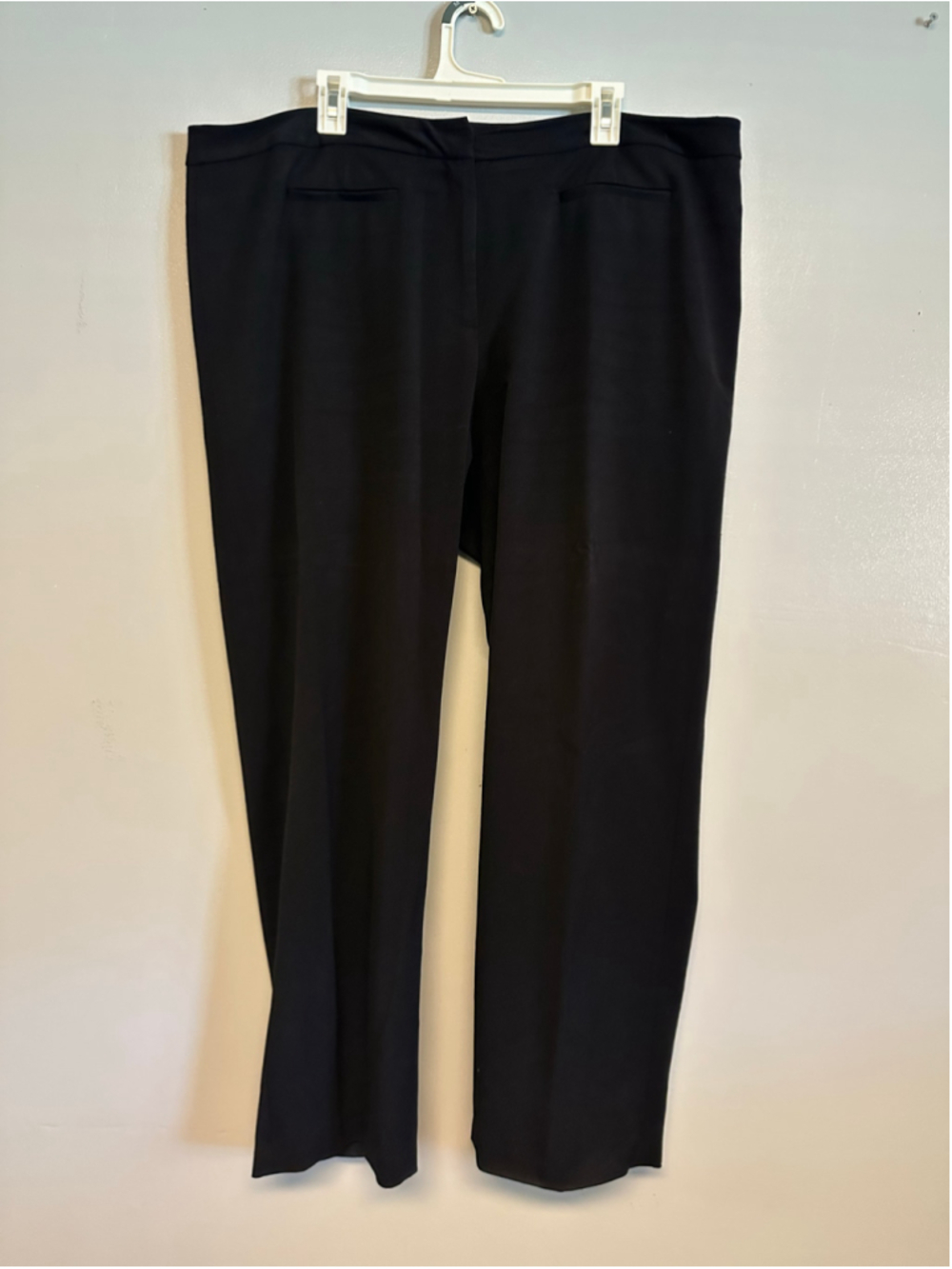 Liz Claiborne Black Trousers Pants Size 18W Office Business Formal Workwear